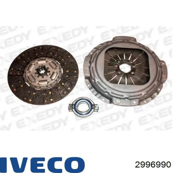 Zestaw sprzęgła (3 części) 2996990 Iveco
