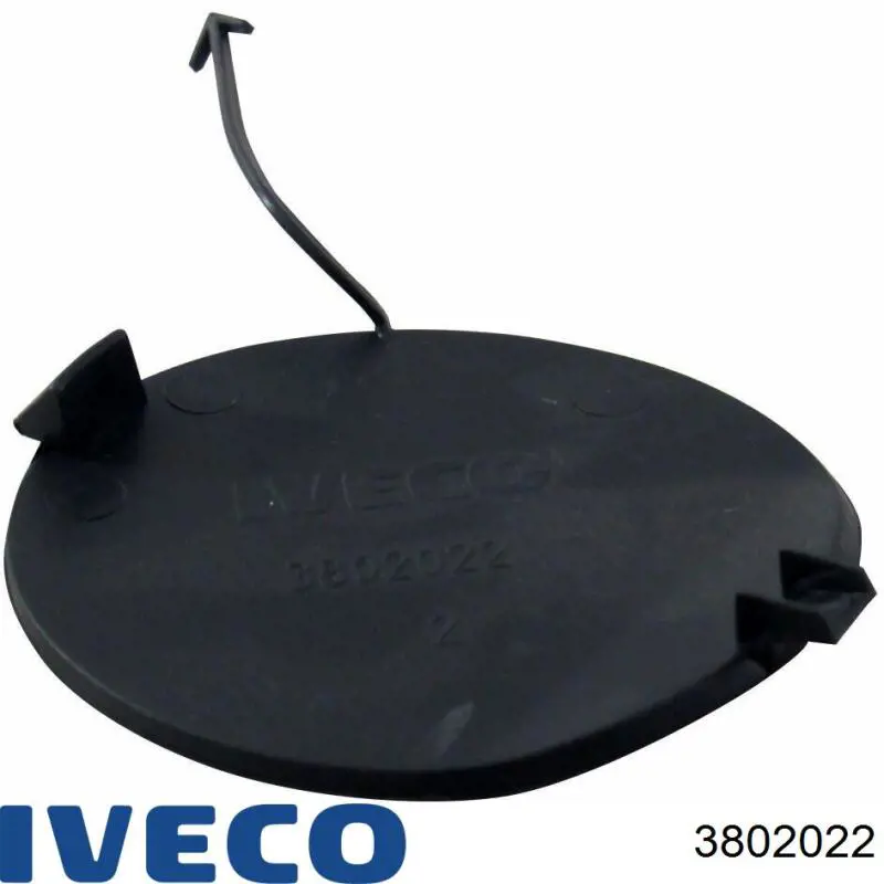 Do koszyka 3802022 Iveco Zaślepka haku holowniczego zderzaka przednia