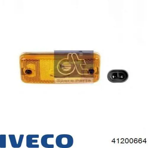 Do koszyka 41200664 Iveco Lampa pozycyjna boczna (furgon)