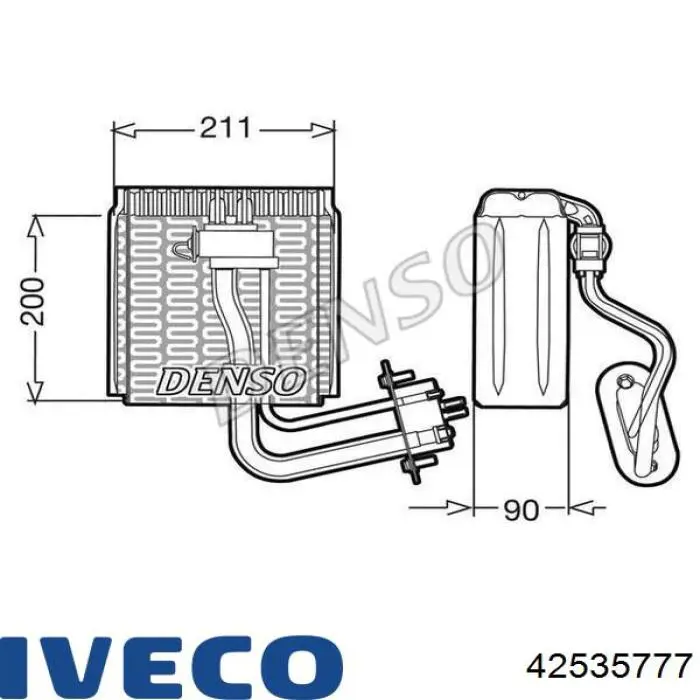 Parownik klimatyzacji do Iveco Daily V 