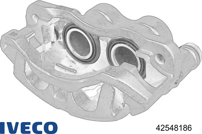 Do koszyka 42548186 Iveco Zacisk hamulcowy tylny prawy
