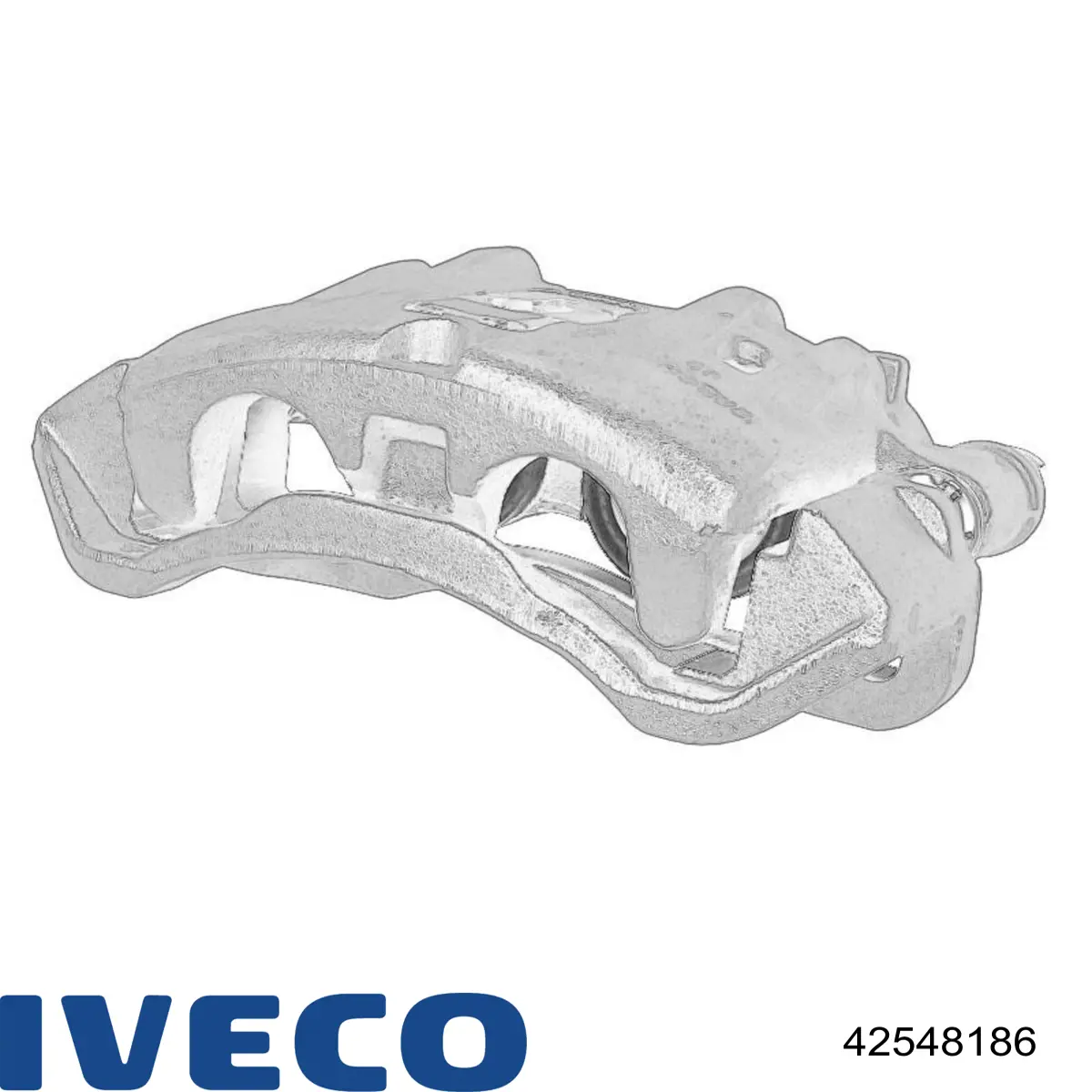 42548186 Iveco Zacisk hamulcowy tylny prawy