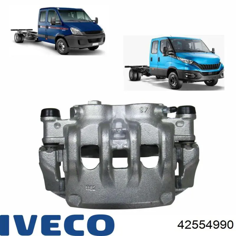 Zacisk hamulcowy tylny lewy 42554990 Iveco