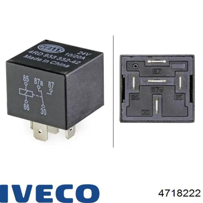 Przekaźnik kierunkowskazów Iveco 4718222 cena, od 9,26 USD
