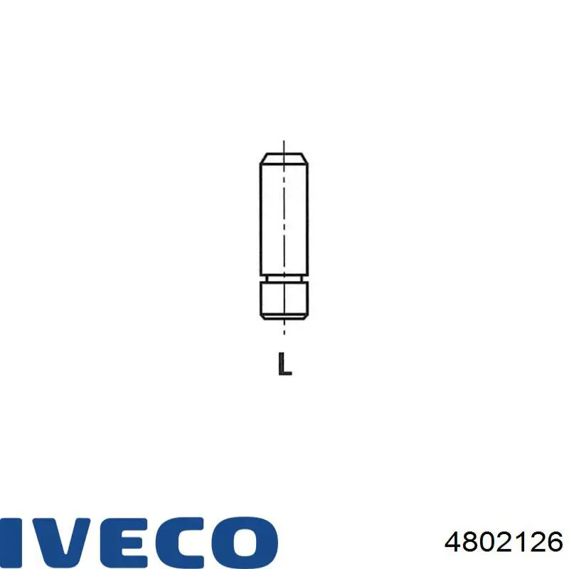 Do koszyka 4802126 Iveco Prowadnica zaworu
