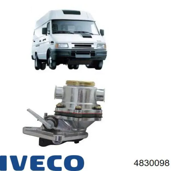 4830098 Iveco Pompa paliwa pomocnicza ręczna