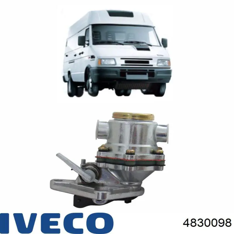 Pompa paliwa pomocnicza ręczna Iveco 4830098 cena, od 54,49 USD