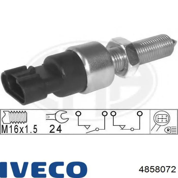 Czujnik włączania światła cofania Iveco 4858072 cena, od 117,40 USD