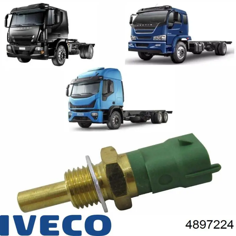 Do koszyka 4897224 Iveco Czujnik temperatury płynu chłodzącego
