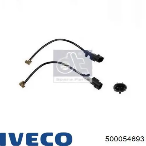 Czujnik zużycia klocków hamulcowych przedni 500054693 Iveco