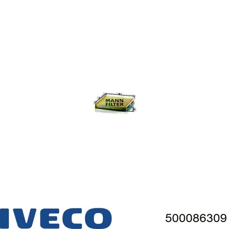 Filtr kabiny Iveco 500086309