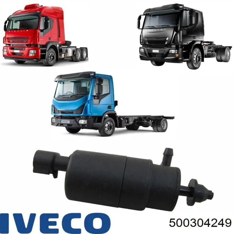 Do koszyka 500304249 Iveco Pompka spryskiwacza szyby przedniej
