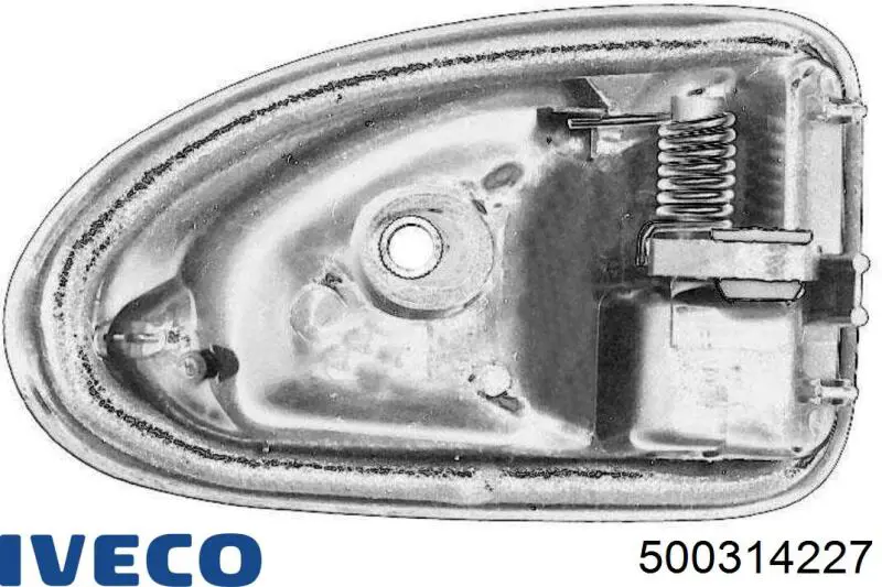 Klamka drzwi prawych przednia/tylna wewnętrzna 500314227 Iveco