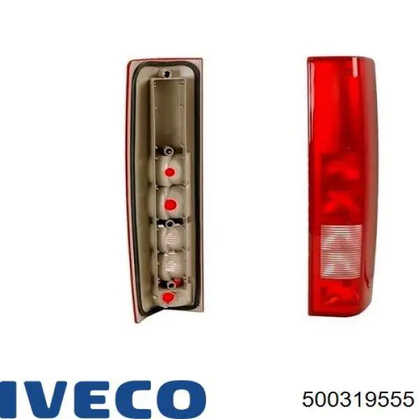 Do koszyka 500319555 Iveco Lampa zespolona tylna prawa