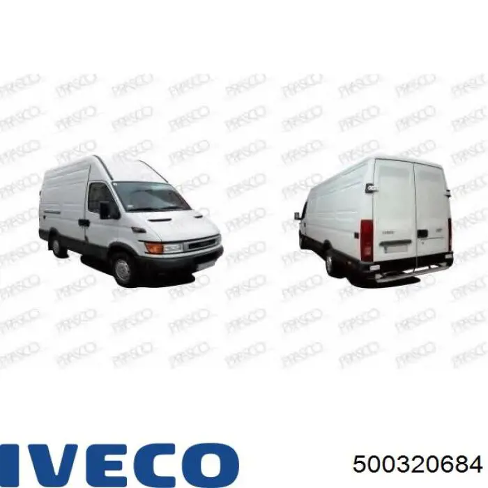 Lampa przeciwmgielna prawa 500320684 Iveco