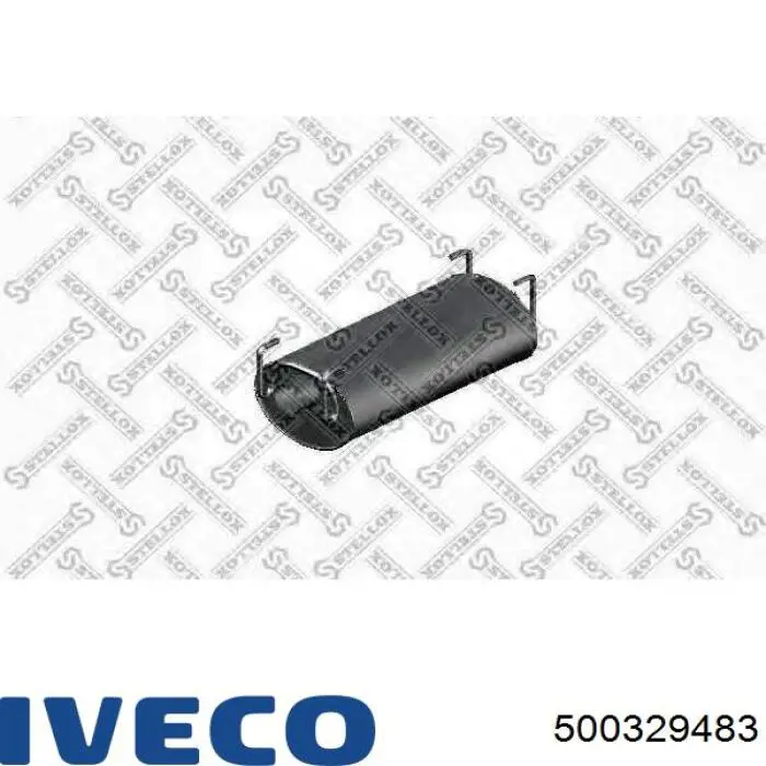 Tłumik, tylna część 500329483 Iveco