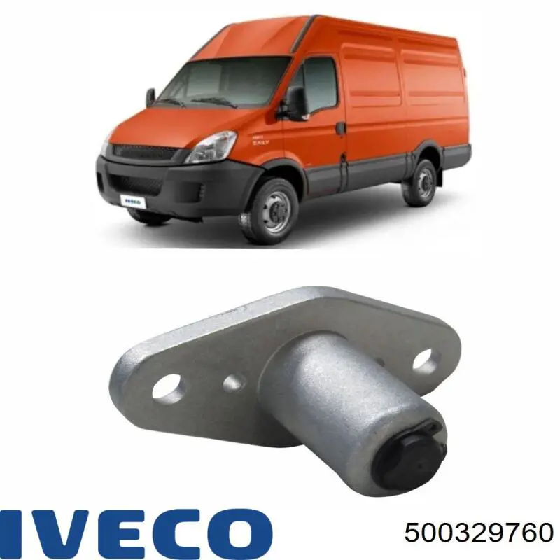 500329760 Iveco Ogranicznik drzwi przesuwnych, na karoserii środkowy