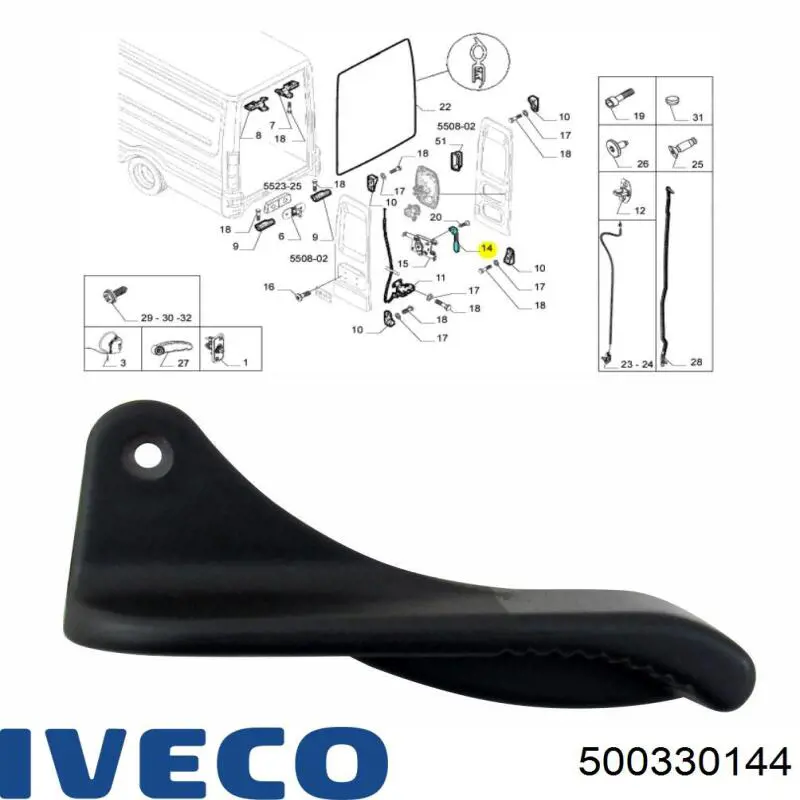 Do koszyka 500330144 Iveco 