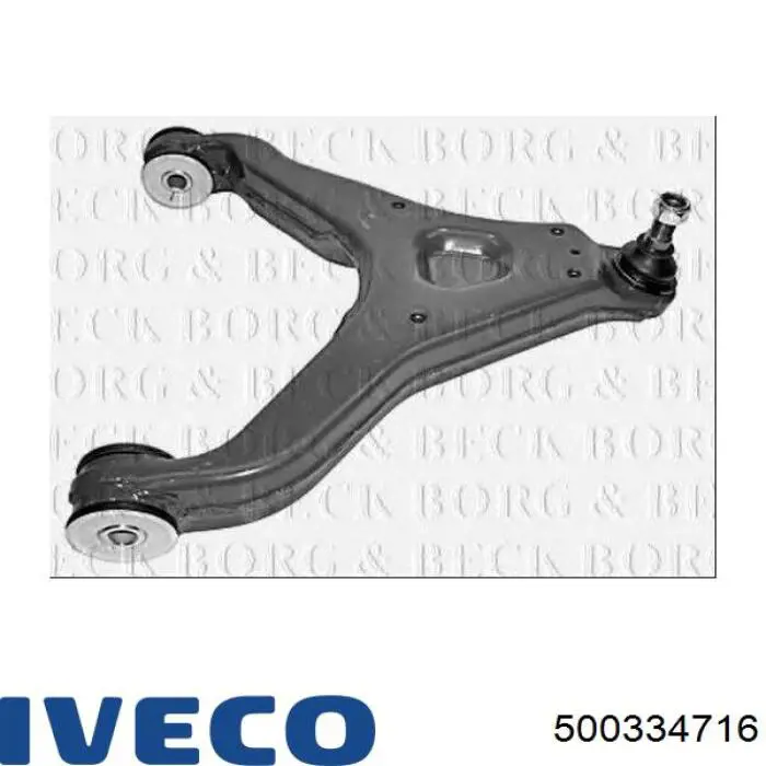 Wahacz zawieszenia przedniego dolny prawy 500334716 Iveco