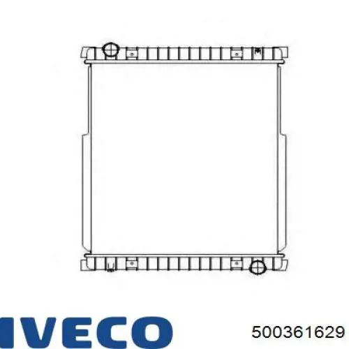 Chłodnica silnika Iveco 500361629 cena, od 213,63 USD