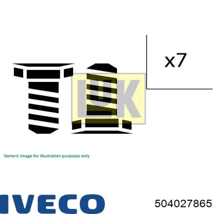 Śruba mocowania koła zamachowego Iveco 504027865 cena, od 9,13 USD