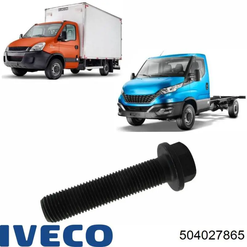 Śruba mocowania koła zamachowego Iveco 504027865