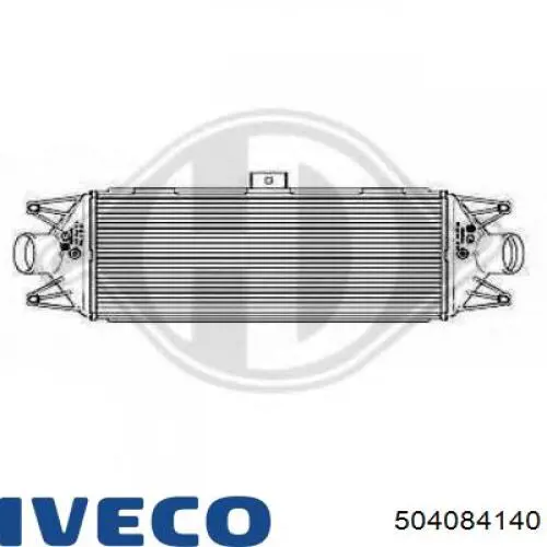 Chłodnica intercoolera 504084140 Iveco