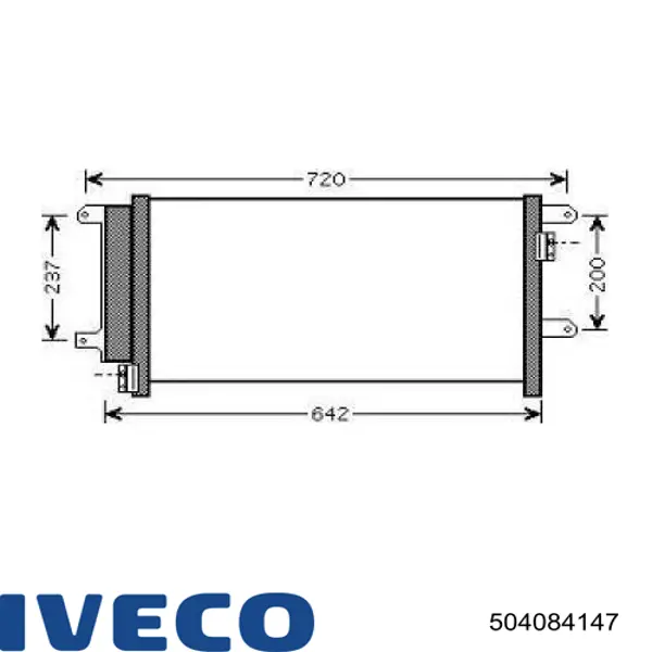 Do koszyka 504084147 Iveco Chłodnica klimatyzacji