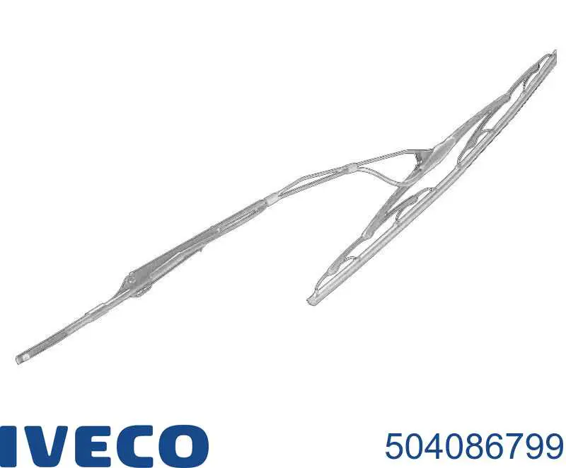 504086799 Iveco Pióro wycieraczki szyby przedniej, zestaw (2 szt.)