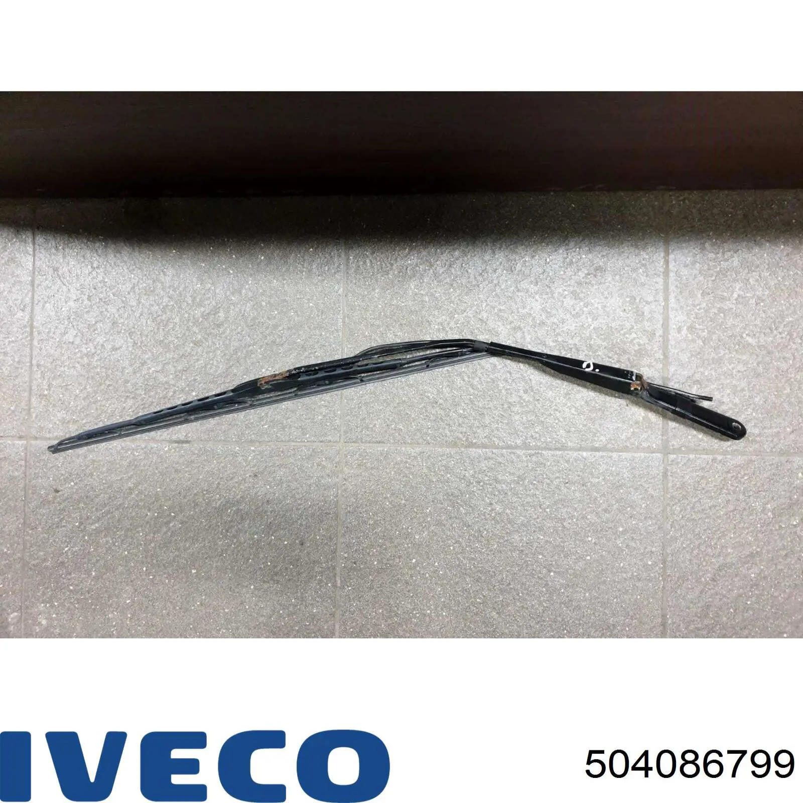 Do koszyka 504086799 Iveco Pióro wycieraczki szyby przedniej, zestaw (2 szt.)