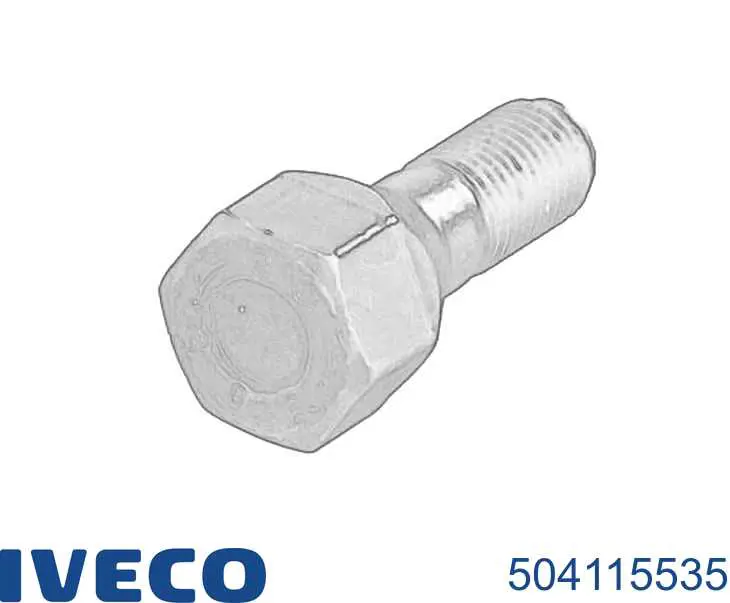 Śruba koła 504115535 Iveco