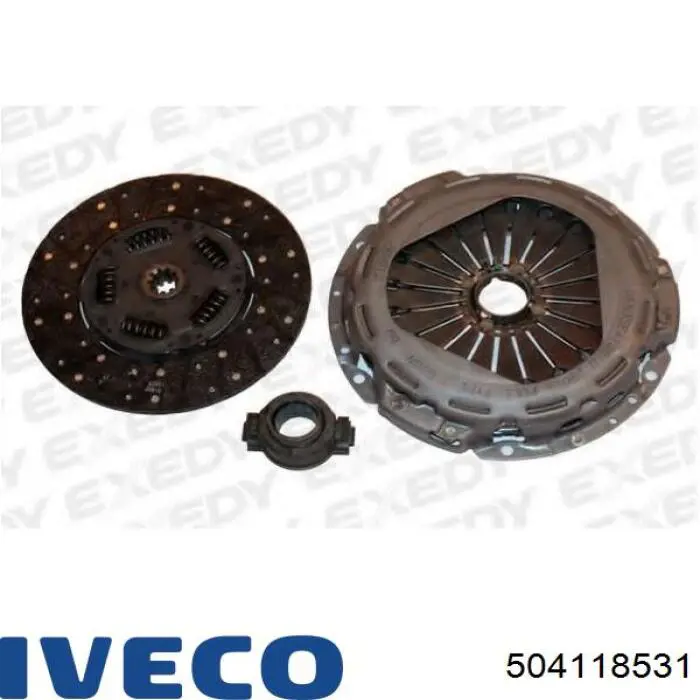 Do koszyka 504118531 Iveco Zestaw sprzęgła (3 części)