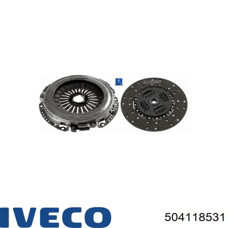 Zestaw sprzęgła (3 części) Iveco 504118531 cena, od 738,09 USD