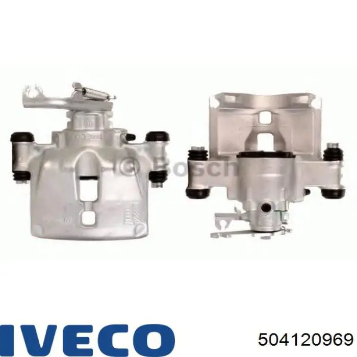 Do koszyka 504120969 Iveco Zacisk hamulcowy tylny lewy
