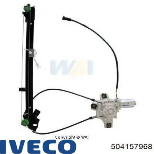 Do koszyka 504157968 Iveco Mechanizm podnoszenia szyby drzwi przednich prawych