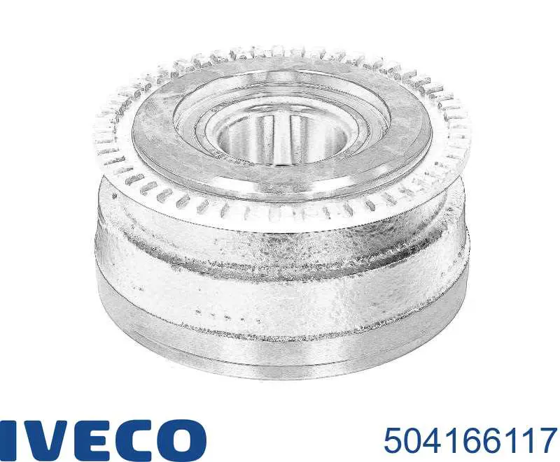 Łożysko piasty przedniej 504166117 Iveco
