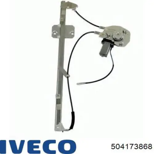 Mechanizm podnoszenia szyby drzwi przednich prawych 504173868 Iveco