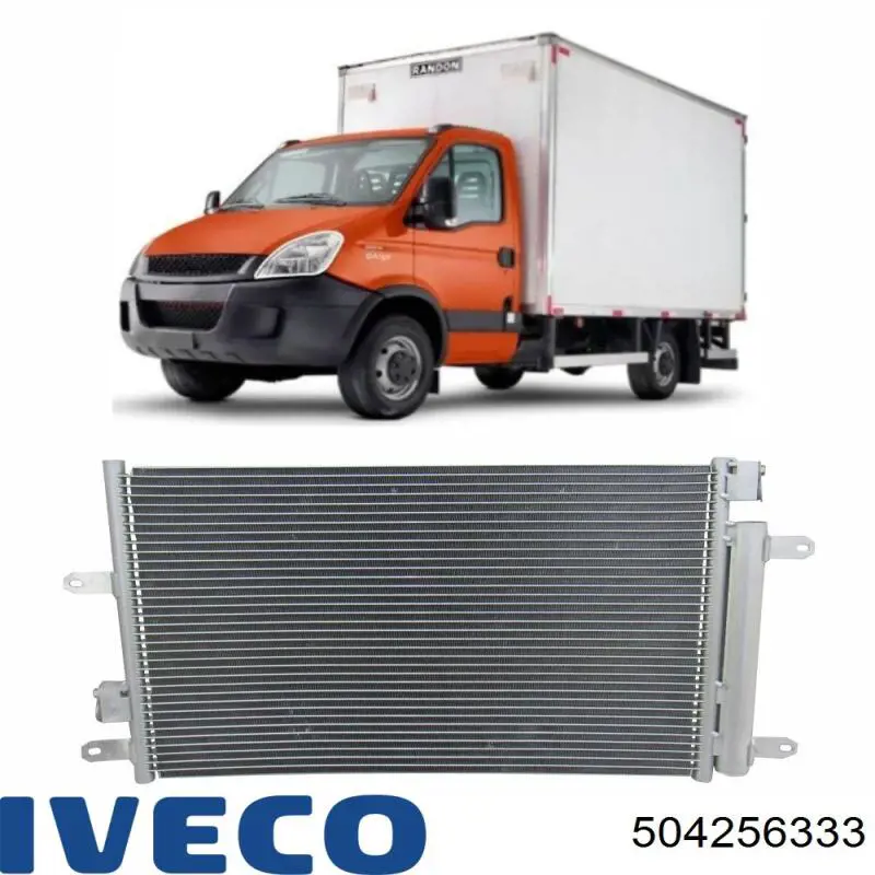 Chłodnica klimatyzacji Iveco 504256333 cena, od 108,58 USD