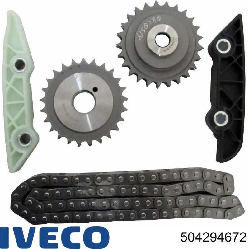 Do koszyka 504294672 Iveco Łańcuch rozrządu, zestaw