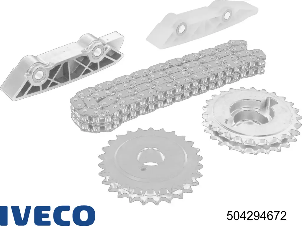 Do koszyka 504294672 Iveco Łańcuch rozrządu, zestaw