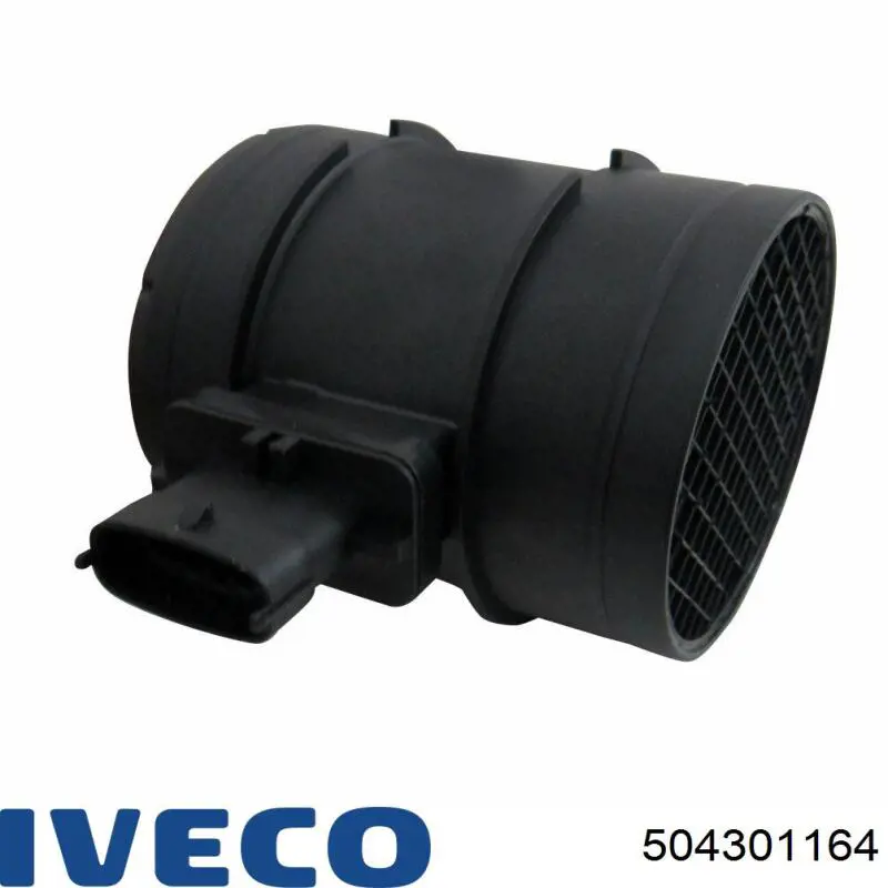 Czujnik przepływu powietrza, przepływomierz powietrza M.A.F. 504301164 Iveco