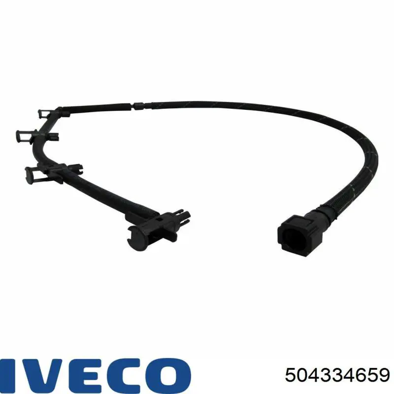 Rurka paliwa, zwrotna od wtryskiwaczy Iveco 504334659