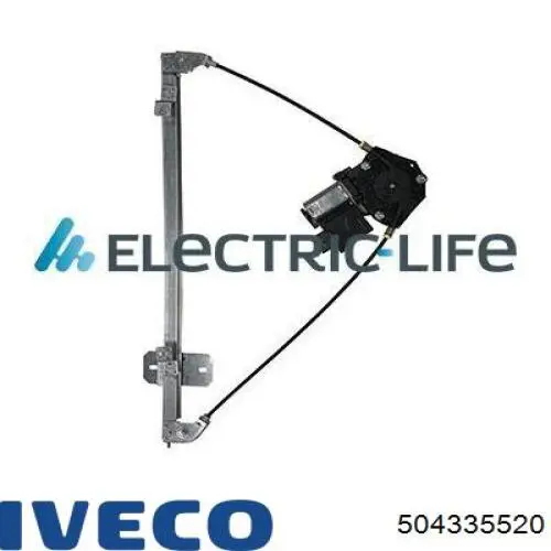 Mechanizm podnoszenia szyby drzwi przednich lewych Iveco 504335520 cena, od 94,09 USD