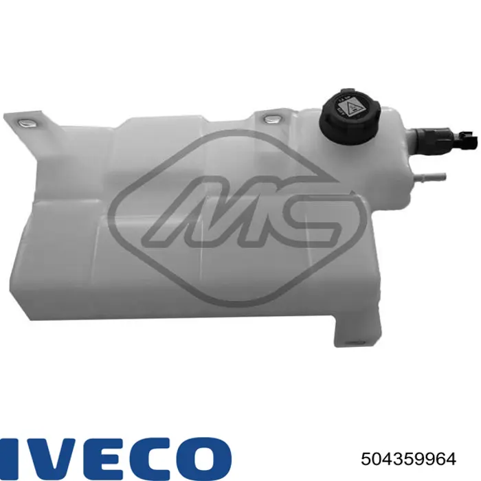 Do koszyka 504359964 Iveco Zbiorniczek wyrównawczy układu chłodzenia