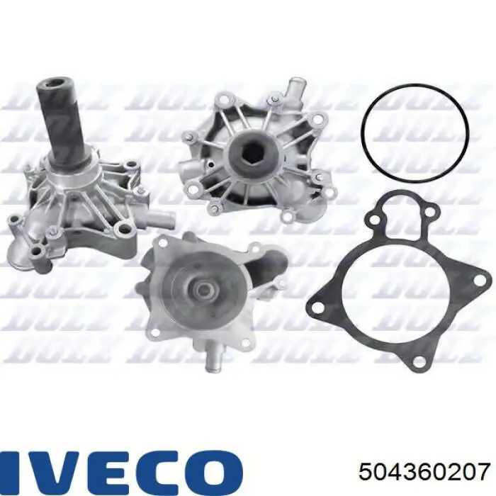 Pompa chłodząca wodna 504360207 Iveco