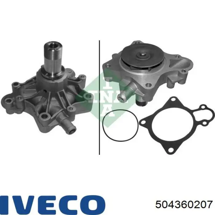 Pompa chłodząca wodna Iveco 504360207 cena, od 103,05 USD
