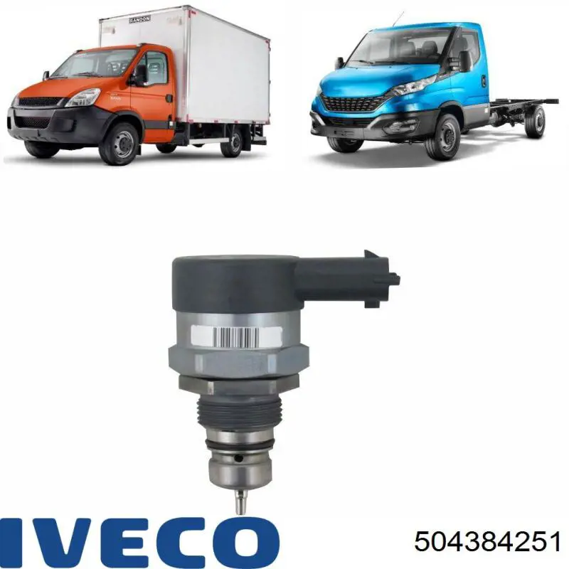 504384251 Iveco Zawór regulacji ciśnienia (zawór redukcyjny pompy wtryskowej) System Common-Rail