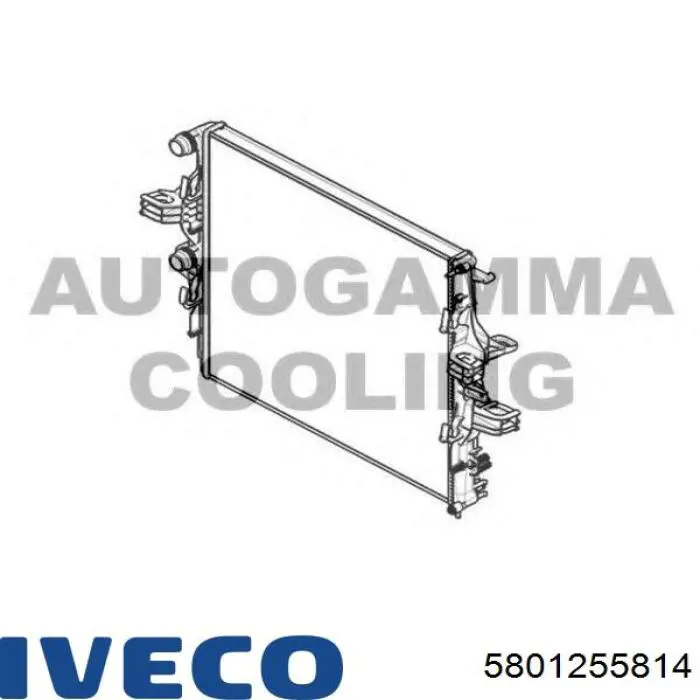Do koszyka 5801255814 Iveco Chłodnica silnika