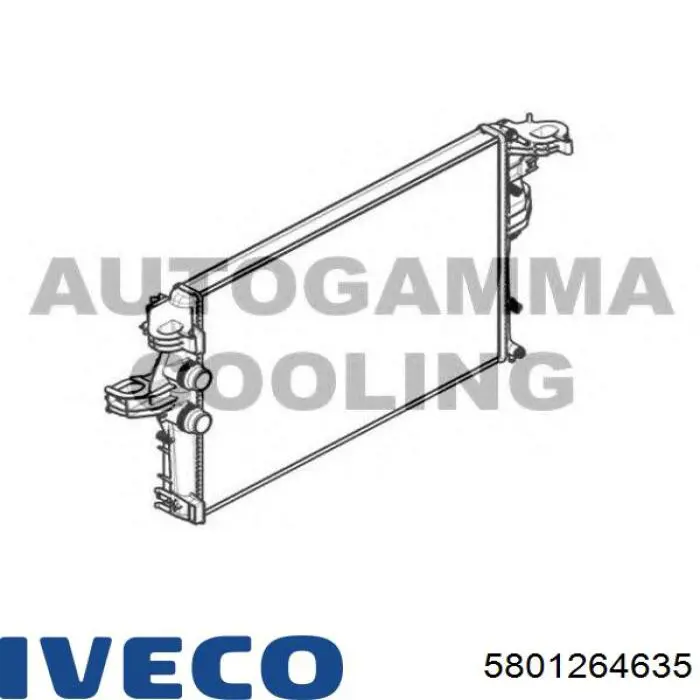 Do koszyka 5801264635 Iveco Chłodnica silnika