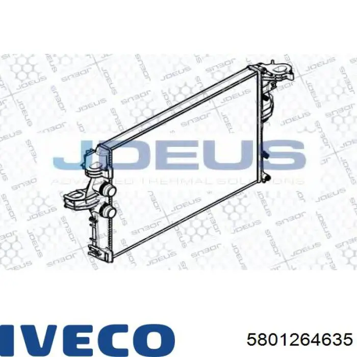Chłodnica silnika Iveco 5801264635 cena, od 188,96 USD